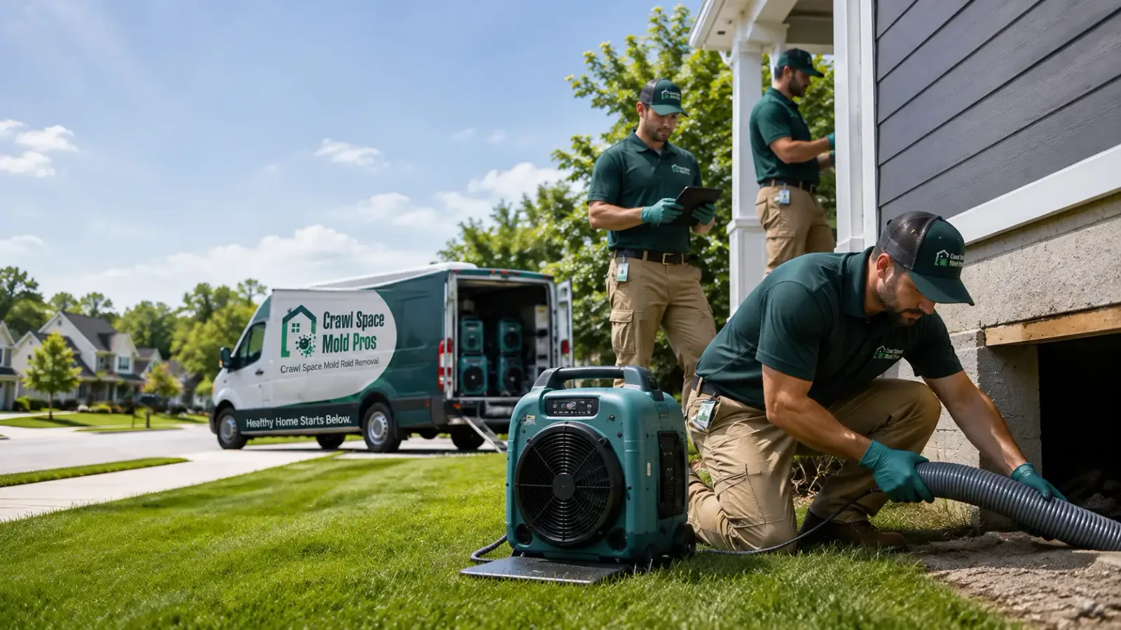 Crawl Space Mold Removal in Doylestown, PA